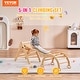 preview thumbnail 17 of 26, VEVOR Pikler Triangle Set Toddler Climbing Toys Indoor Playground, Ramp, and Arch, Montessori Climbing Set