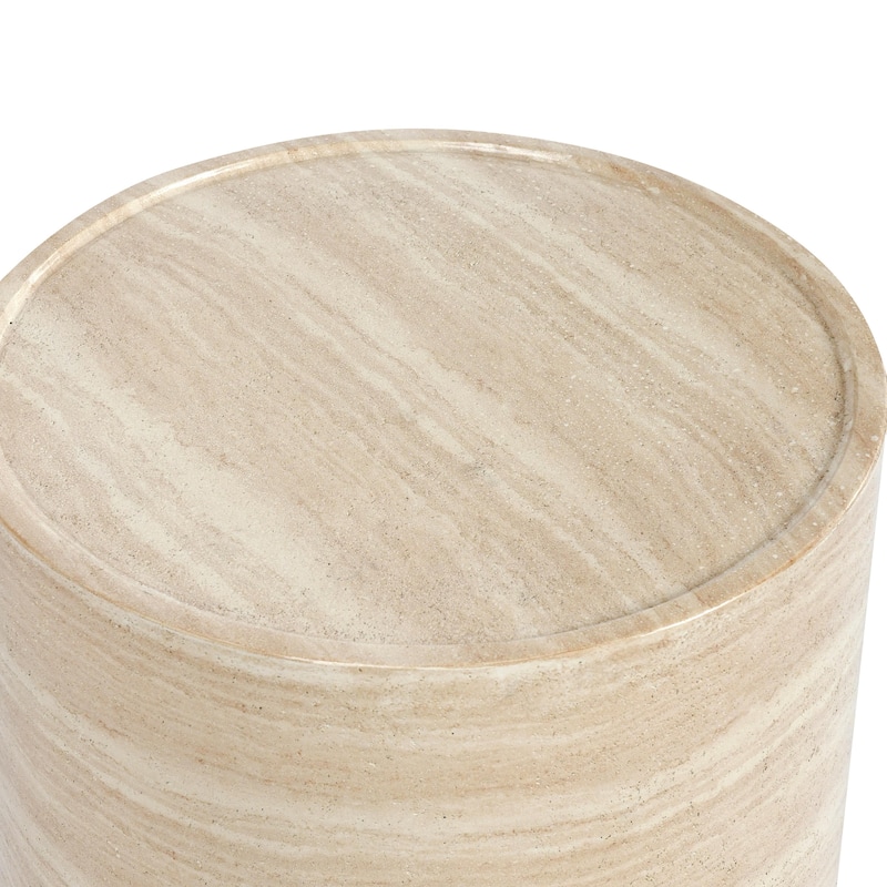 Classic Home Mckenna Stone Outdoor End Table
