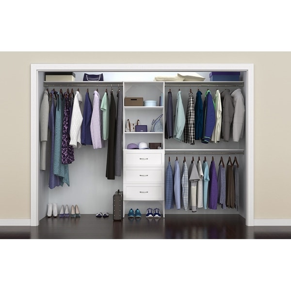 White best sale closet racks