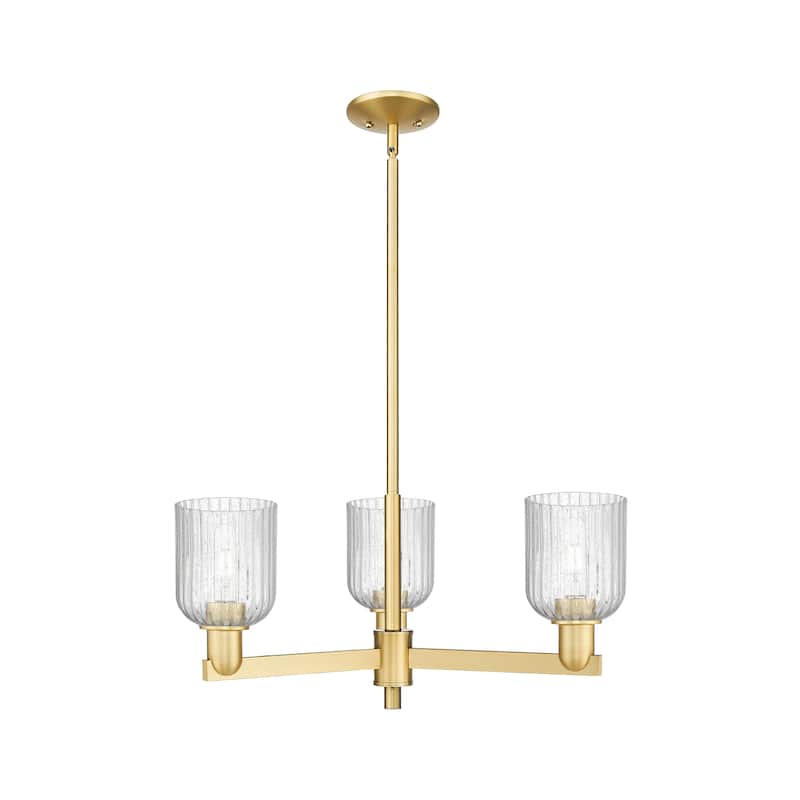 Innovations Lighting Downtown Urban - Bridal Veil - 3 Light 18" Chandelier