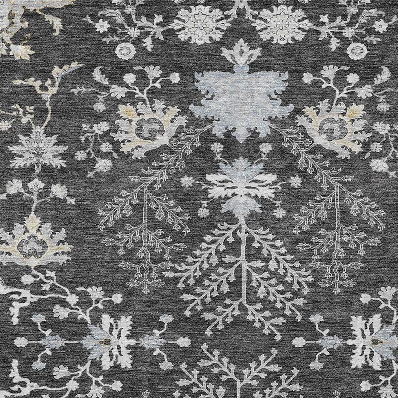 HomeRoots Floral Transitional Rectangle Outdoor Rug