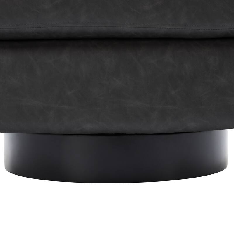 Modern 360°Swivel Accent Chairs Barrel Armchairs