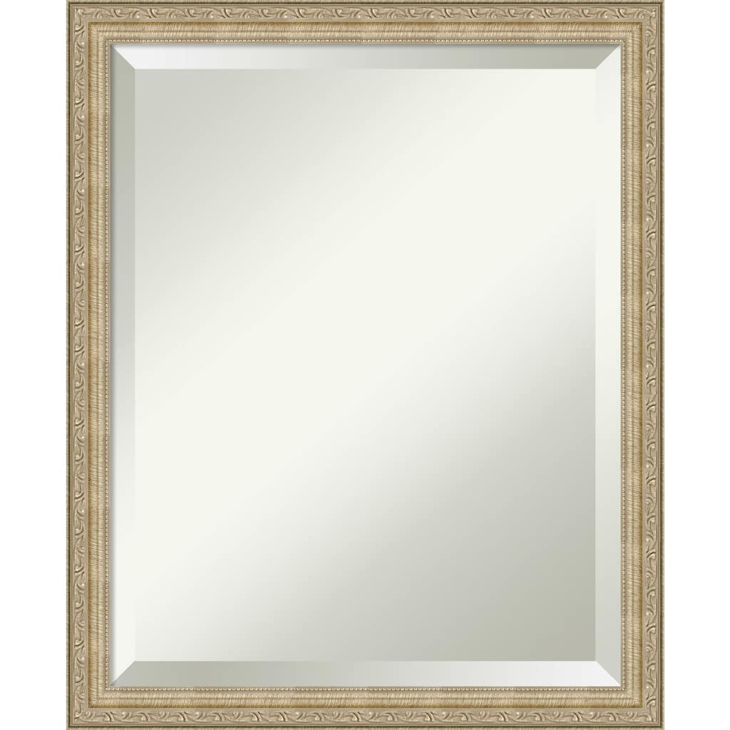 Beveled Wall Mirror - Paris Champagne Frame - Paris Champagne