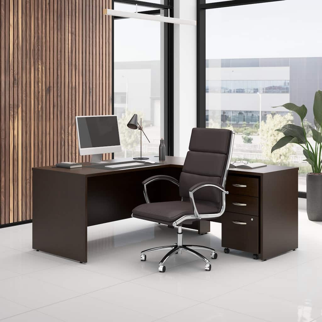 Series C 66W L Shaped Desk with Drawers by Bush Business Furniture