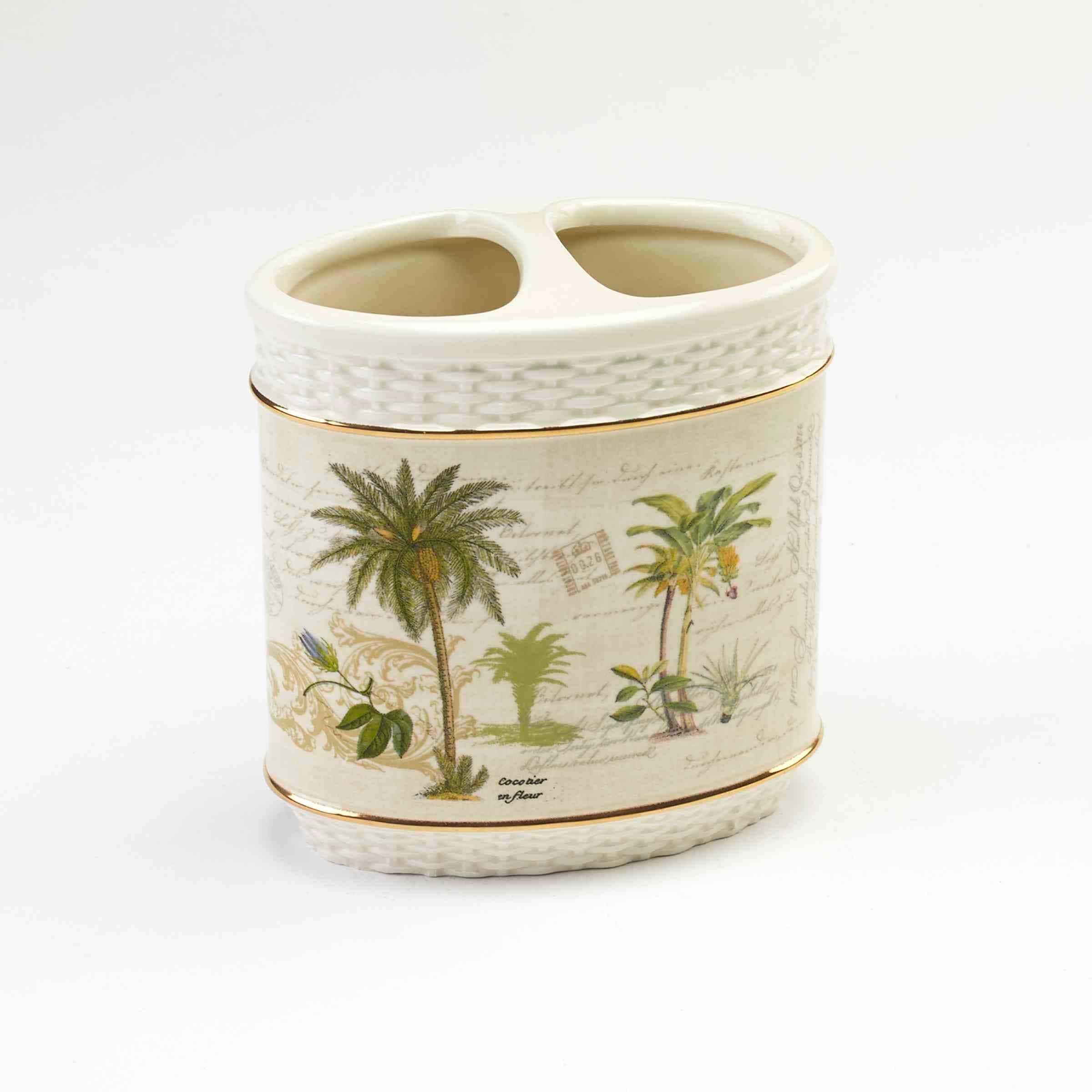 Avanti Colony Palm Toothbrush Holder - Toothbrush Holder
