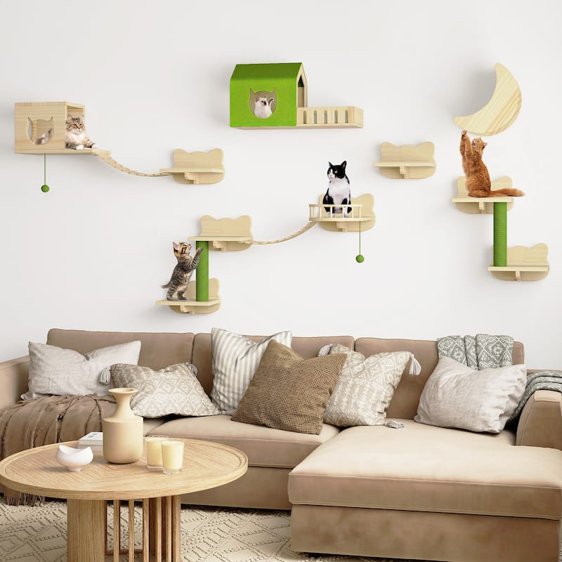 Cat Wall Shelves and Perches
