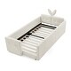 preview thumbnail 8 of 53, Twin Size Upholstered Platform Bed with Headboard,Montessori Bed Frame for Toddlers,Floor Bed