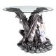 preview thumbnail 2 of 24, Q-Max 27"H Dragon Table, Medieval Dragon with Fairy Table, Detailed Dragon Decor Side Table, Fantasy Gothic Home Décor