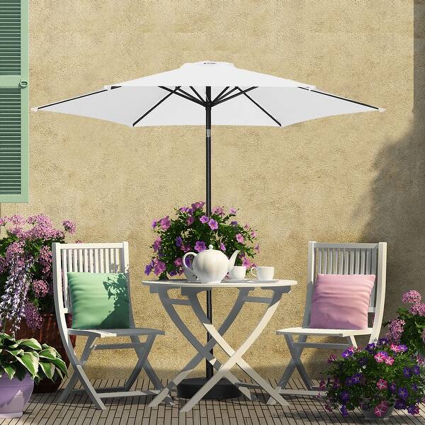 base for 9ft patio umbrella Autlaycil 9ft Patio umbrella With Base And Push-Button Tilt & Crank - Bed  Bath & Beyond