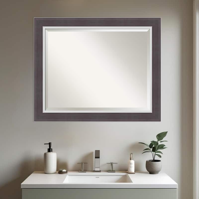 Ellie Beveled Framed Bathroom Vanity Wall Mirror