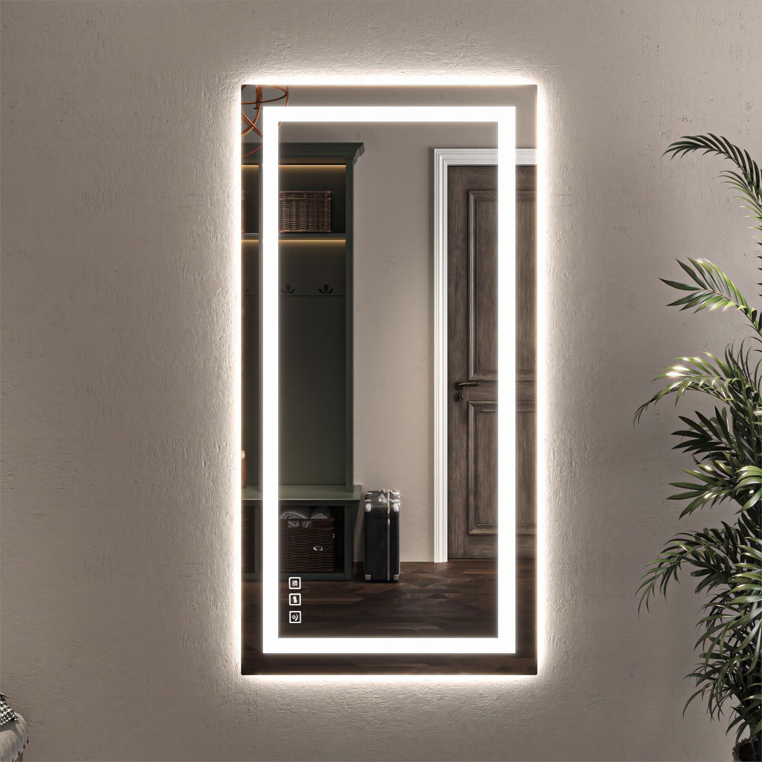 Full length mirror led lights cheap