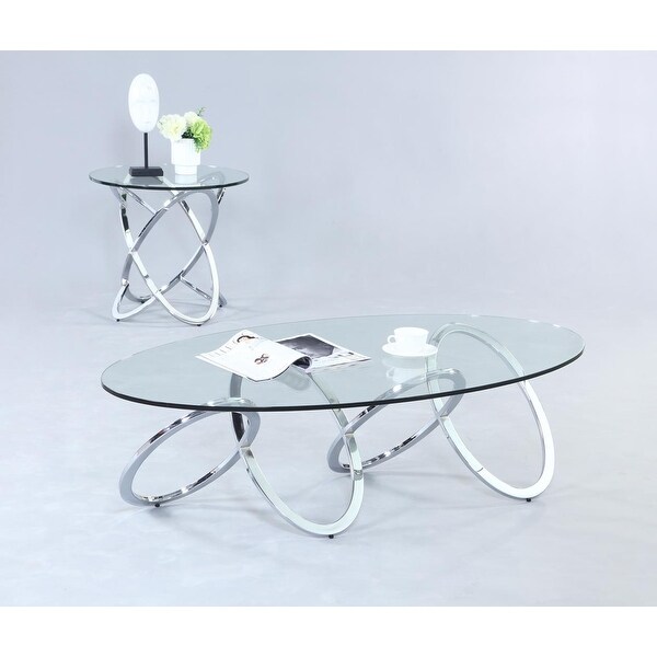 round glass lamp table