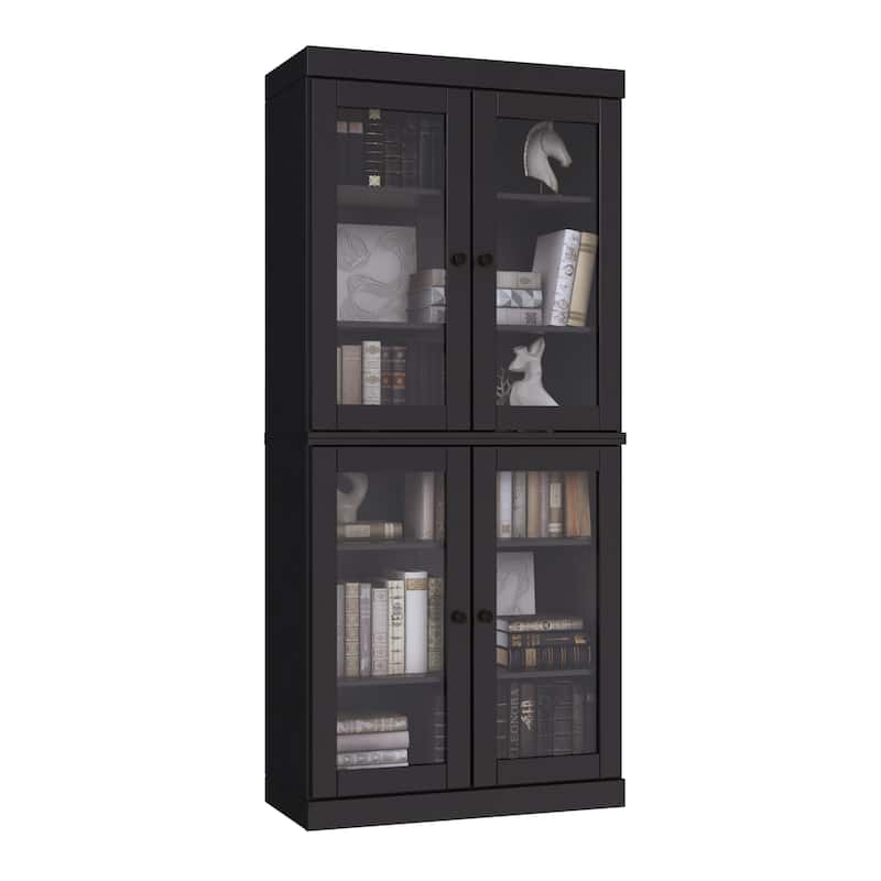 100% Solid Wood 6-Shelf Bookcase with Optional Doors by Palace Imports