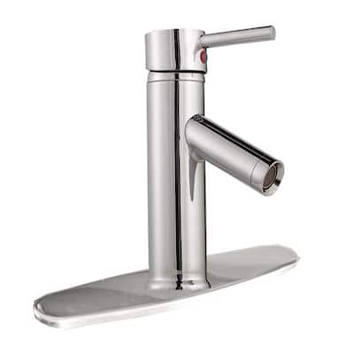 Chrome Widespread Plate Single Hole Bathroom Sink Faucet Renovators Supply