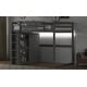 preview thumbnail 22 of 30, Traditional Practical Design Full Size Loft Bed with Built-in Ladder,Wardrobe and Shelves for Storage,LED Light Under-Bed