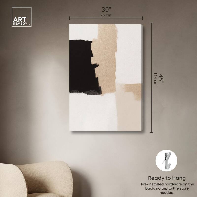 Earth and Ink IV Canvas by Art Remedy, Gallery Wrapped