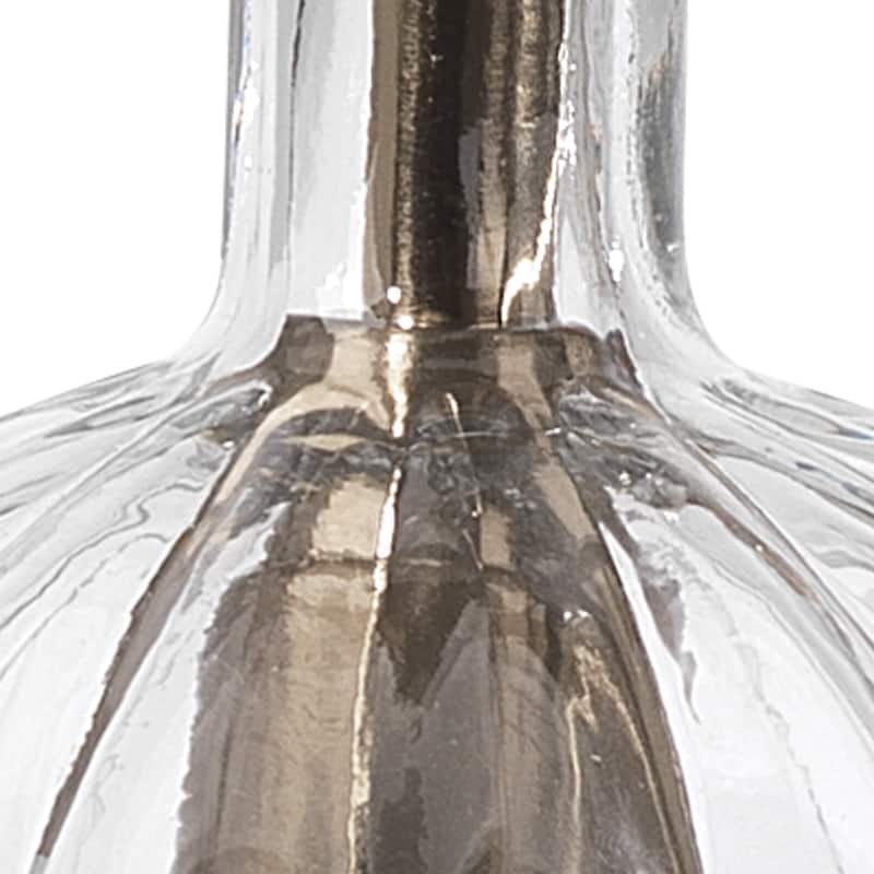 Alden Decor Valeria 1-Light Glass Pendant