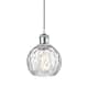 Option White and Polished Chrome / Clear Water Glass