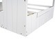 preview thumbnail 10 of 15, Full Size Solid Wood House Bed with Roof and Guardrail for Kids