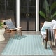 preview thumbnail 3 of 3, Nourison Reversible Indoor Outdoor Indoor/Outdoor Geometric Area Rug