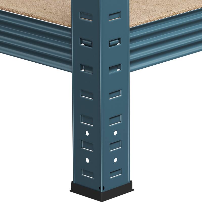 Yaheetech 71in 5-Tier Metal MDF Storage Rack, Adjustable Shelves, 386lb Capacity for Each Shelf