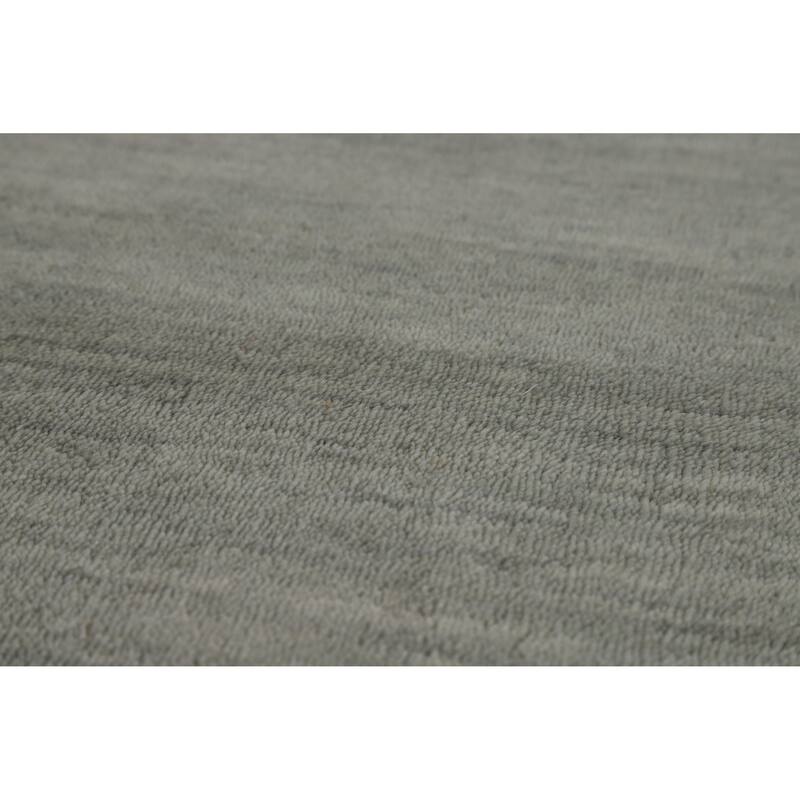 Hand Knotted Oriental 100% Wool Carpet Tribal Animal Pictorial Greys & Charcoal Gabbeh Area Rug - 9' 11'' X 8' 2''
