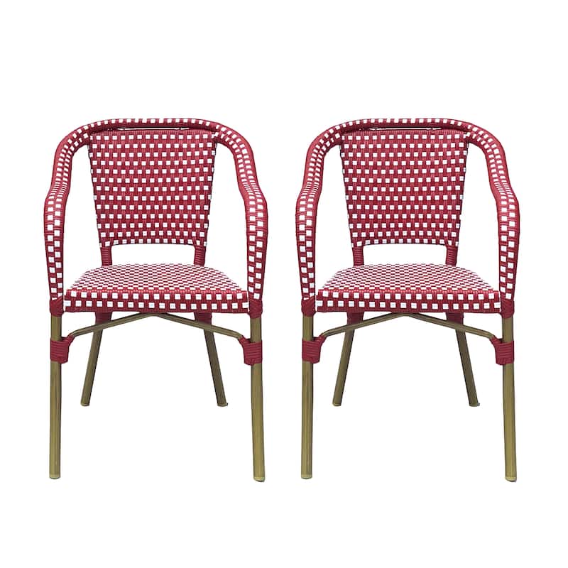 Cecil Outdoor Outdoor Bistro Chairs (Set of 2) by Christopher Knight Home