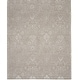 preview thumbnail 30 of 53, Nourison Damask Distressed Contemporary Area Rug 8' x 10' - Light Grey - Runner/Rectangle