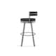 Option Charcoal Grey Polyester / Glossy Grey Metal