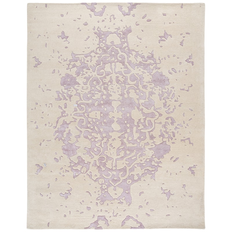 SAFAVIEH Handmade Fifth Roselette Avenue Modern Abstract Wool Rug