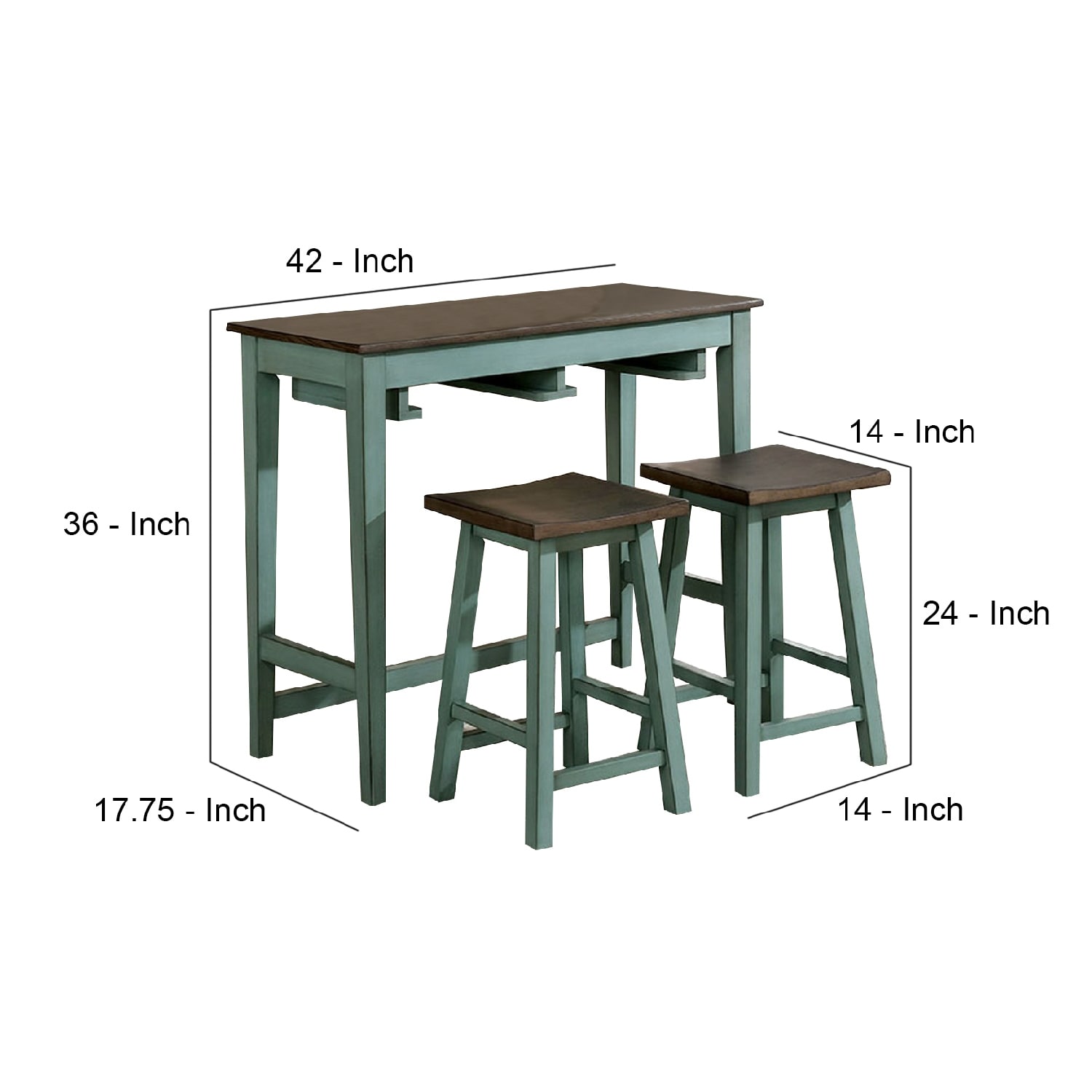 Skinny bar best sale table with stools