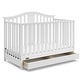 preview thumbnail 38 of 62, Graco Solano 4-in-1 Convertible Crib with Drawer - Converts to Toddler Bed, Daybed, and Full-Size Bed White