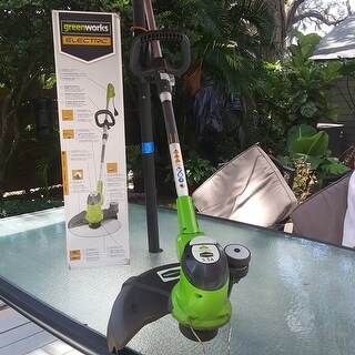 greenworks 5.5 a electric grass trimmer