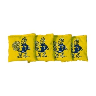 Trinity Bantams Cornhole Bags Yellow