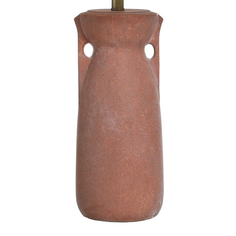 Arlo Table Lamp - Cement with Handle Accents
