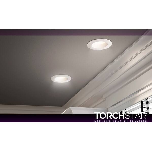 Shop 6 Led Recessed Downlight Kit 5000k Warm White Overstock 14318763 4 Pack