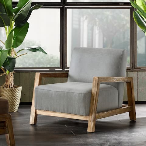 Strick & Bolton Ezhel Taupe Lounge Chair