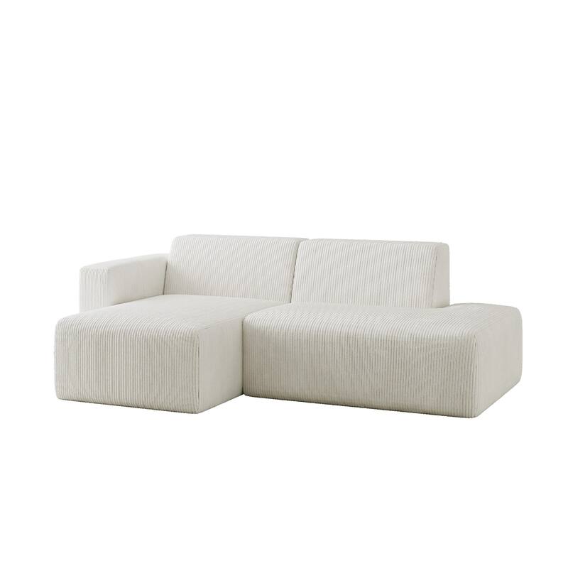 Oversized Corduroy Modular Sectional Fabric Sofa