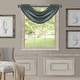 preview thumbnail 20 of 25, All Seasons Waterfall Window Valance - 52"x36" Dusty Blue