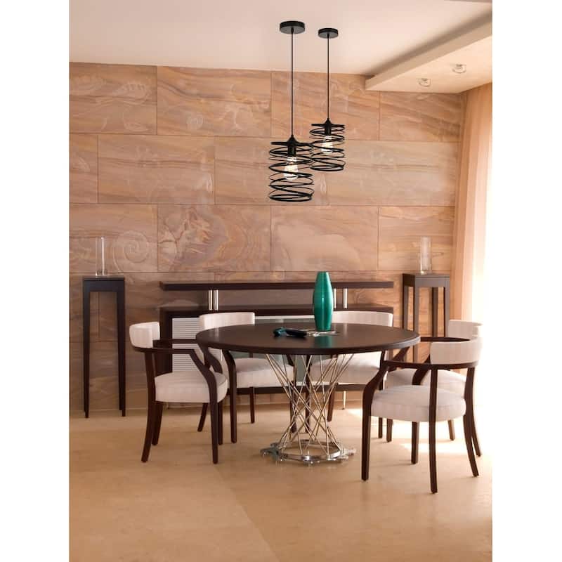 Elegant Lighting LDPD2086 Hopper Single Light 7-7/8" Wide Mini Pendant