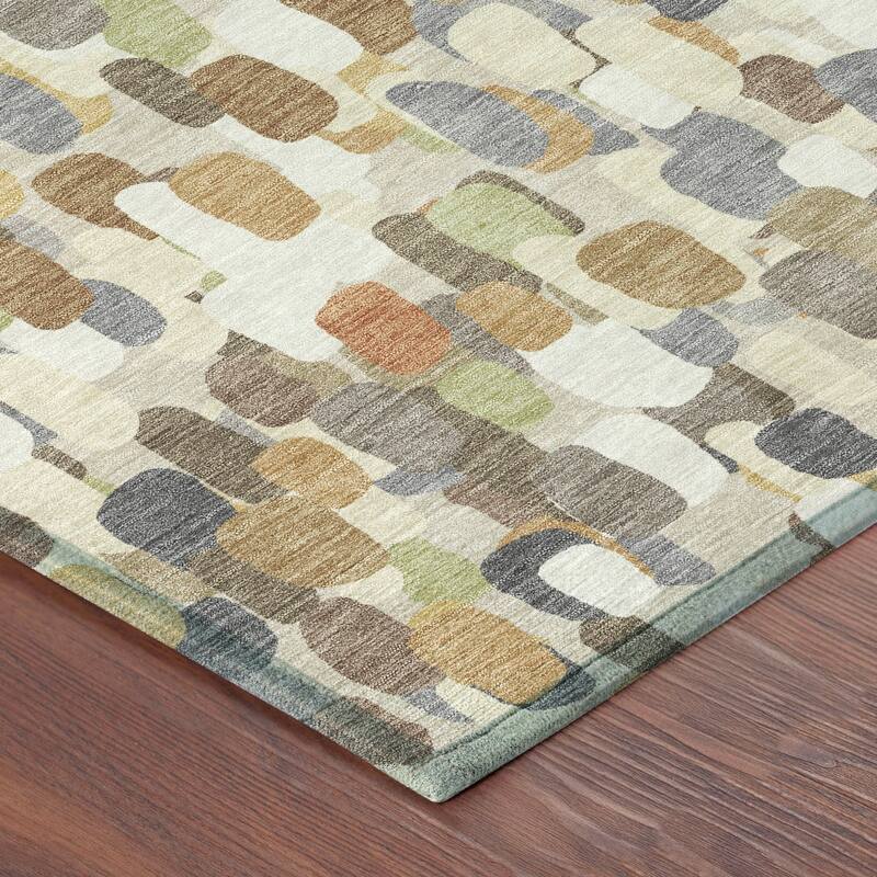 Machine Washable Indoor/ Outdoor Contemporary Drew Chantille Rug