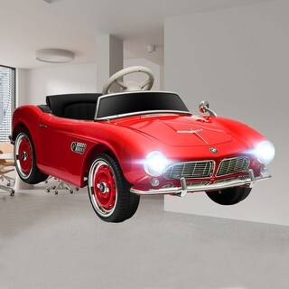 Licensed BMW 507 Kids Electric Ride-On Car, 12V Battery, Remote Control ...