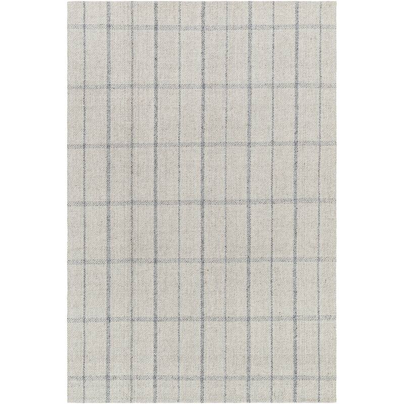 Azalea Handmade Wool & Viscose Plaid Area Rug