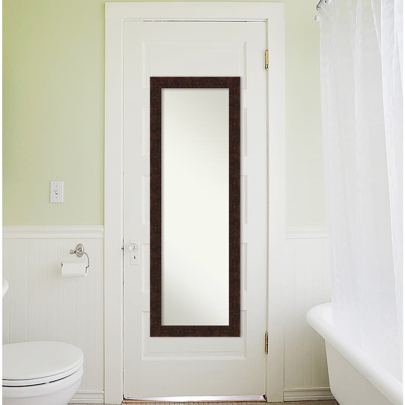Non-Beveled Full Length On The Door Mirror - William Frame