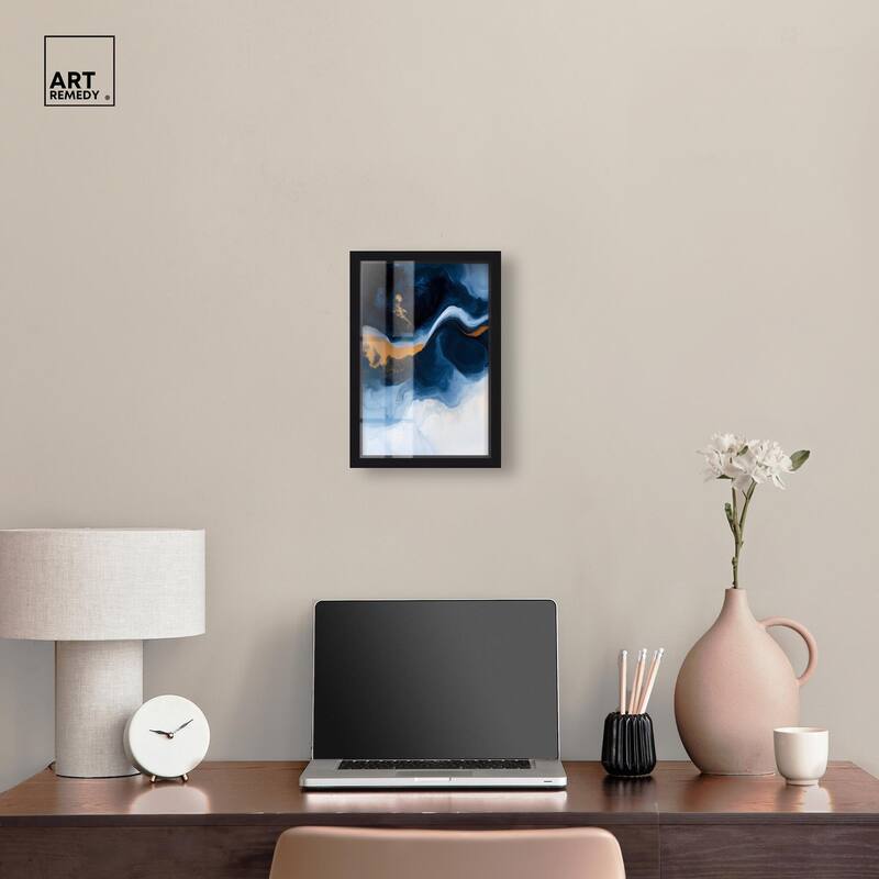 Blue Deep I Shadowbox by Art Remedy