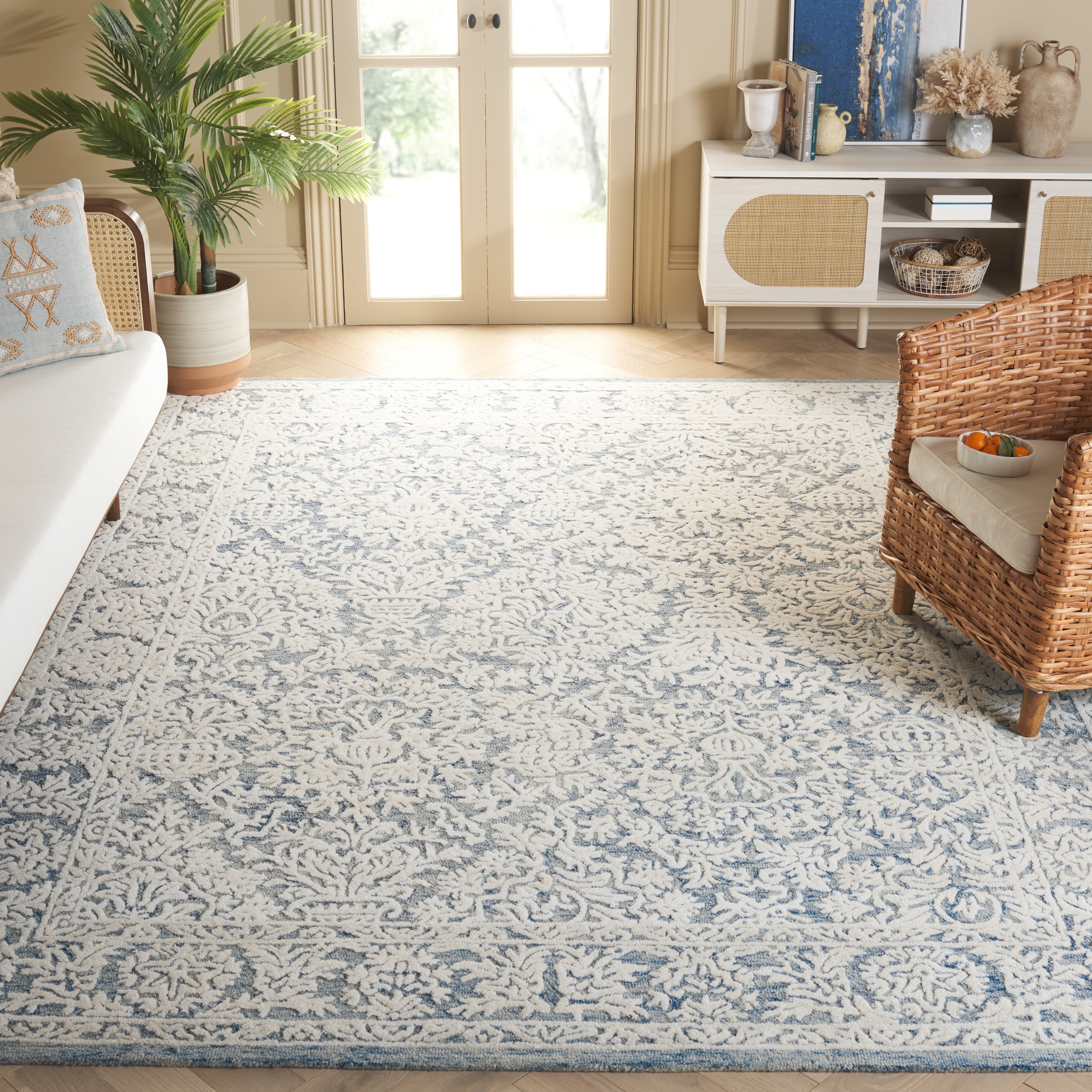 SAFAVIEH Handmade Metro Suada French Country Wool Rug
