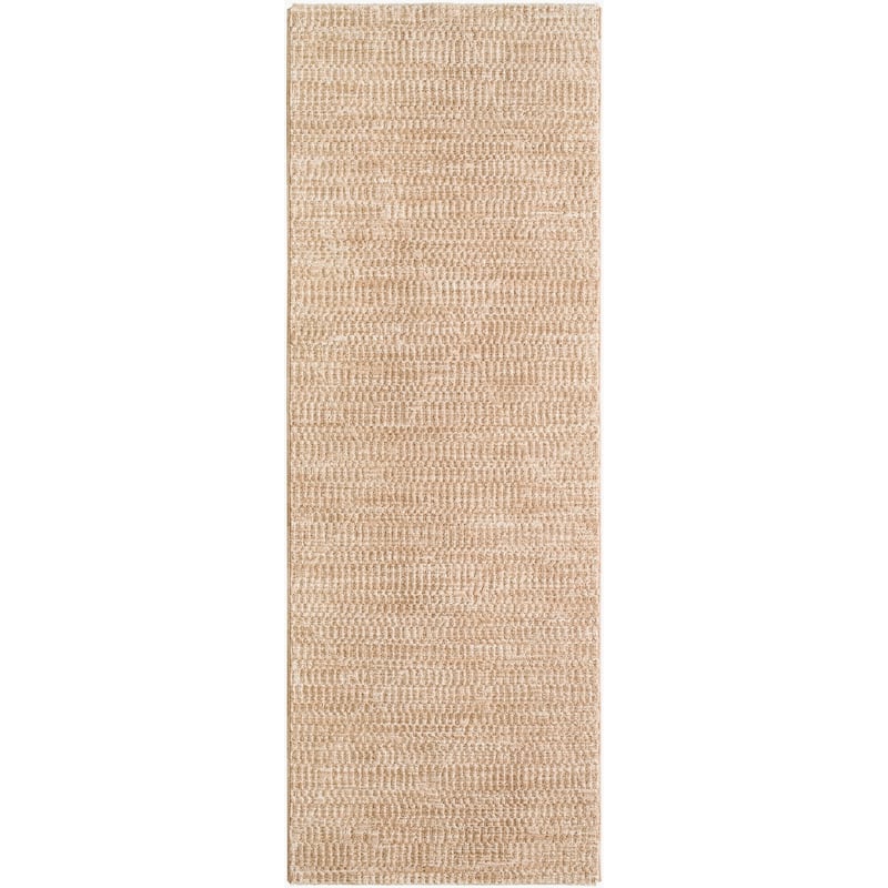 Livabliss Transitional Masterpiece Solid Area Rug - 2'7" x 10' - Beige/Tan/Medium Brown