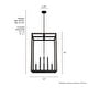 preview thumbnail 33 of 33, Hunter Squire Manor Pendant - Foyer, Island, Dining Room - Candle, Cage, Modern Farmhouse, Lantern