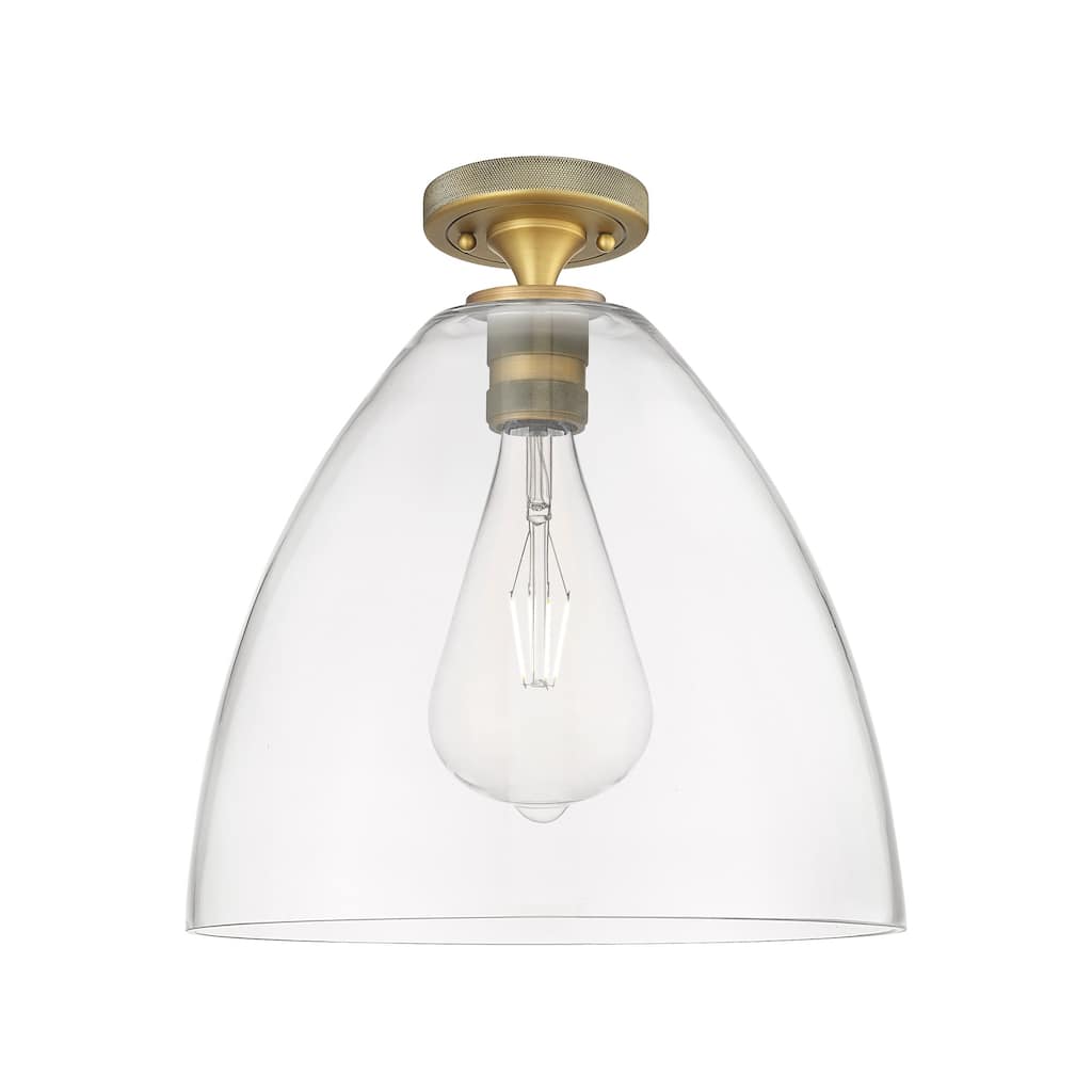 Innovations Lighting 434-1F-10-12 Crown Point Flush Dome Crown Point