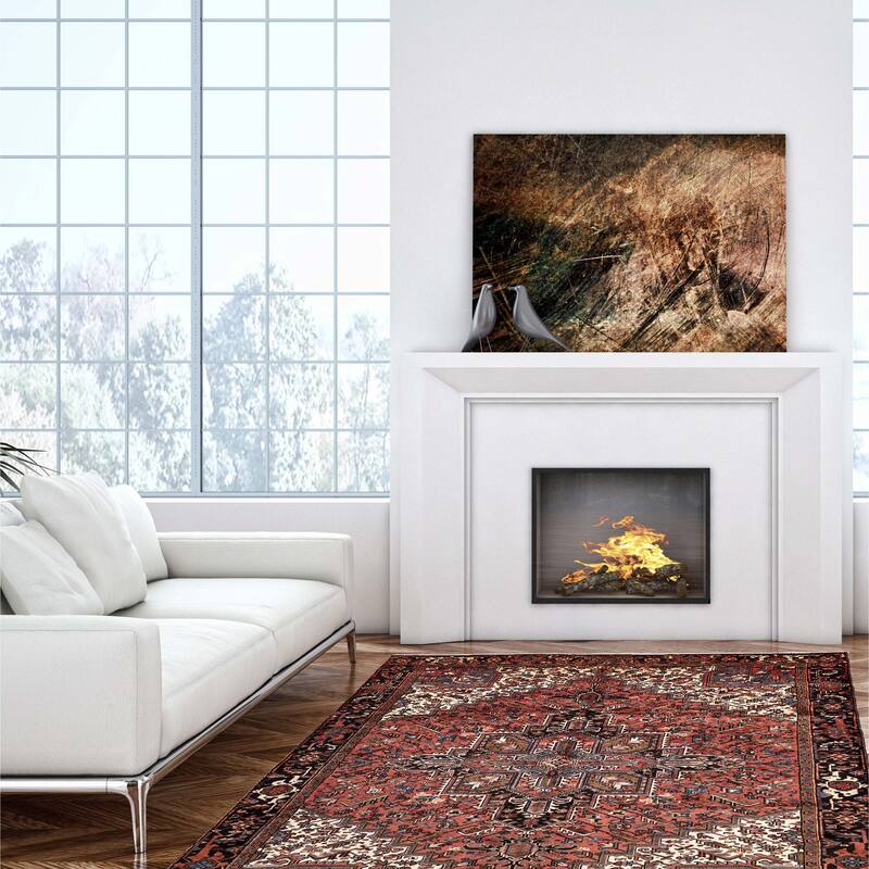 ECARPETGALLERY Hand-knotted Sarabi Red Wool Rug - 8'3 x 10'10